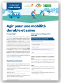 Visuel : Agir pour une mobilité durable et saine